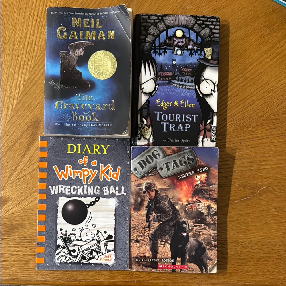 Set of Four Popular Books